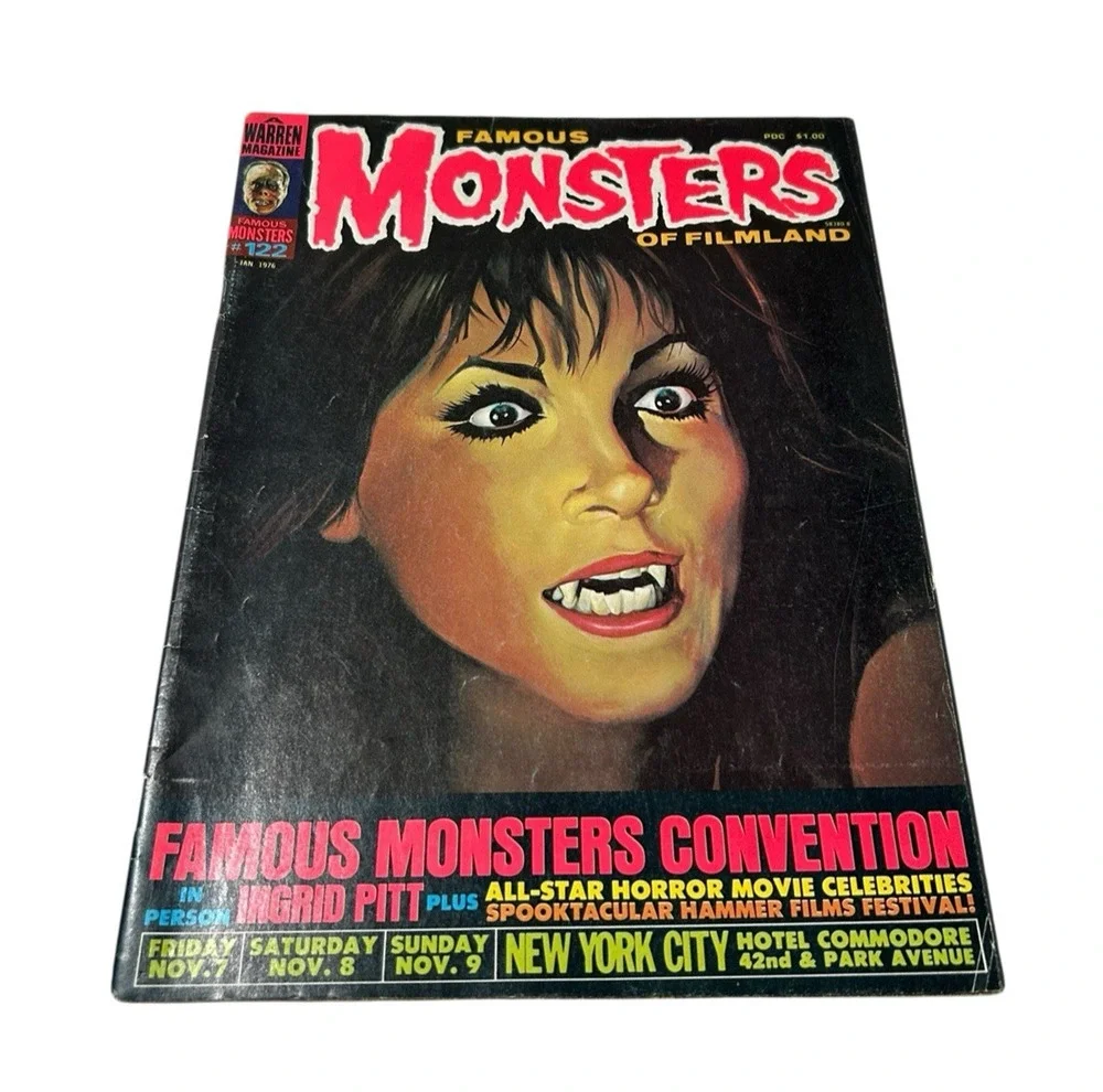 FAMOUS MONSTERS OF FILMLAND #122 Ingrid Pitt Warren Magazine